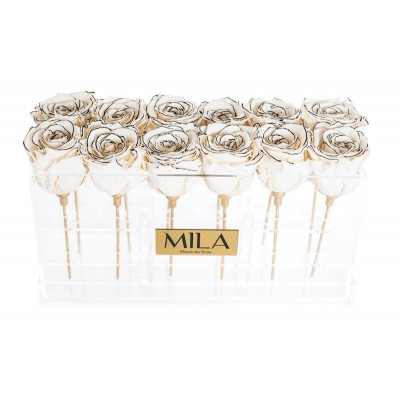 Produit Mila-Roses-00531 Mila Acrylic Table - Haute Couture