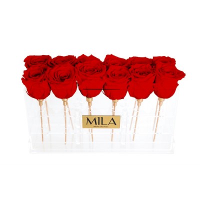 Produit Mila-Roses-00534 Mila Acrylic Table - Rouge Amour