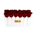  Mila-Roses-00535 Mila Acrylic Table - Rubis Rouge