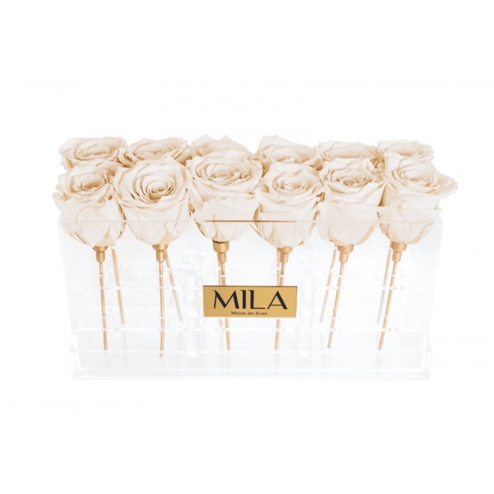 Mila Acrylic Table - Champagne
