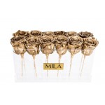  Mila-Roses-00538 Mila Acrylic Table - Metallic Gold