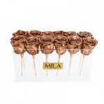  Mila-Roses-00540 Mila Acrylic Table - Metallic Copper