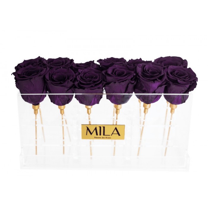 Mila Acrylic Table - Velvet purple