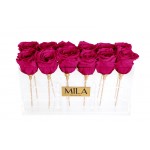  Mila-Roses-00549 Mila Acrylic Table - Fuchsia
