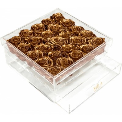 Produit Mila-Roses-00564 Mila Acrylic Large Bijou - Metallic Copper