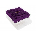  Mila-Roses-00572 Mila Acrylic Large Bijou - Velvet purple