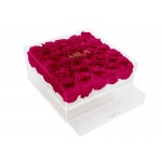  Mila-Roses-00573 Mila Acrylic Large Bijou - Fuchsia