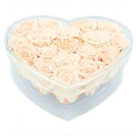  Mila-Roses-00581 Mila Acrylic Large Heart - Pure Peach