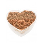  Mila-Roses-00586 Mila Acrylic Large Heart - Metallic Gold