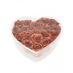  Mila-Roses-00588 Mila Acrylic Large Heart - Metallic Copper