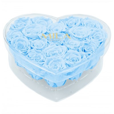 Produit Mila-Roses-00590 Mila Acrylic Large Heart - Baby blue