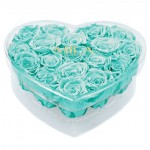  Mila-Roses-00591 Mila Acrylic Large Heart - Aquamarine