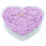  Mila-Roses-00593 Mila Acrylic Large Heart - Lavender
