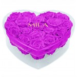  Mila-Roses-00595 Mila Acrylic Large Heart - Violin