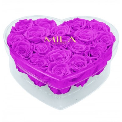 Produit Mila-Roses-00595 Mila Acrylic Large Heart - Violin