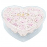  Mila-Roses-00599 Mila Acrylic Large Heart - Pink bottom