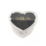  Mila-Roses-00601 Mila Acrylic Small Heart - Black Velvet