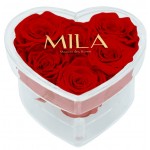  Mila-Roses-00606 Mila Acrylic Small Heart - Rouge Amour