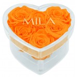  Mila-Roses-00608 Mila Acrylic Small Heart - Orange Bloom