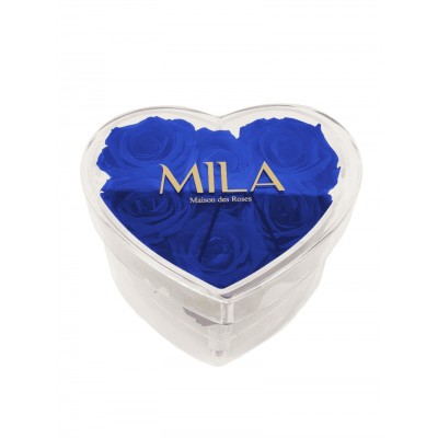 Produit Mila-Roses-00616 Mila Acrylic Small Heart - Royal blue