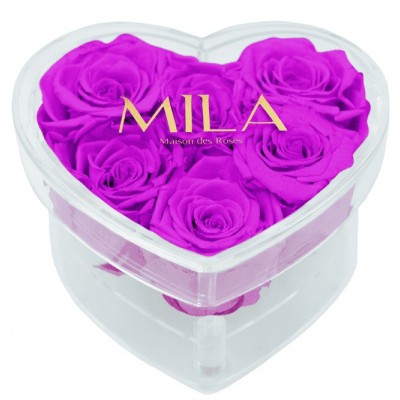 Produit Mila-Roses-00619 Mila Acrylic Small Heart - Violin