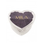  Mila-Roses-00620 Mila Acrylic Small Heart - Velvet purple