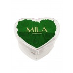  Mila-Roses-00622 Mila Acrylic Small Heart - Emeraude