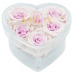  Mila-Roses-00623 Mila Acrylic Small Heart - Pink bottom