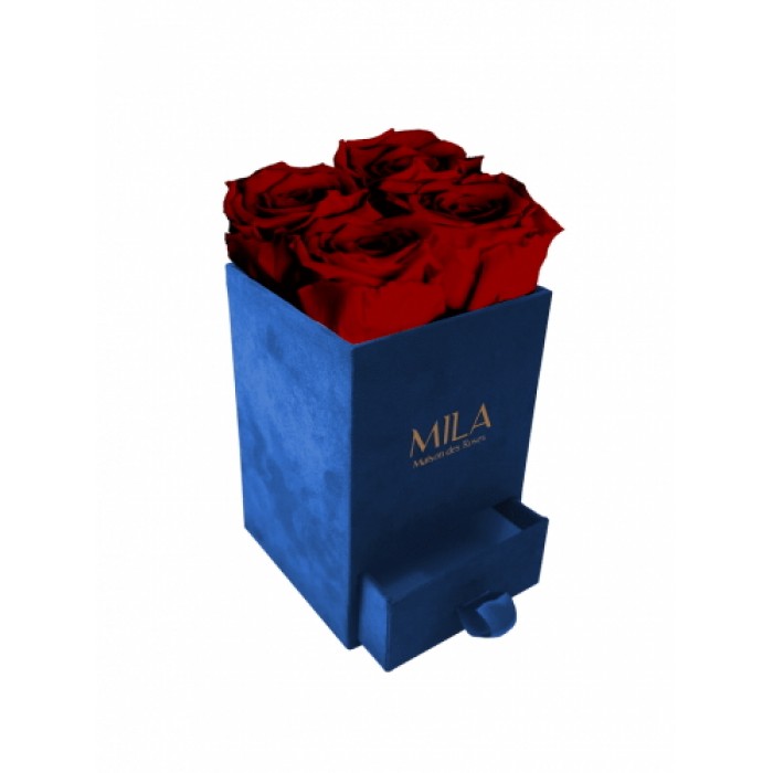 Mila Velvet Mini Royal Blue Velvet Mini - Rubis Rouge