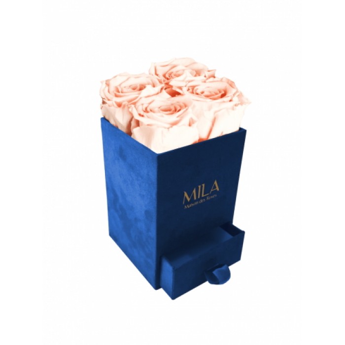 Mila Velvet Mini Royal Blue Velvet Mini - Pure Peach