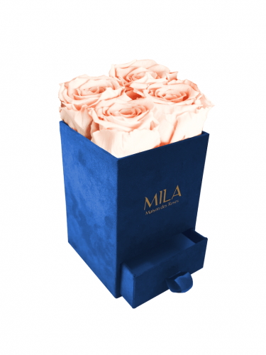 Produit Mila-Roses-00722 Mila Velvet Mini Royal Blue Velvet Mini - Pure Peach
