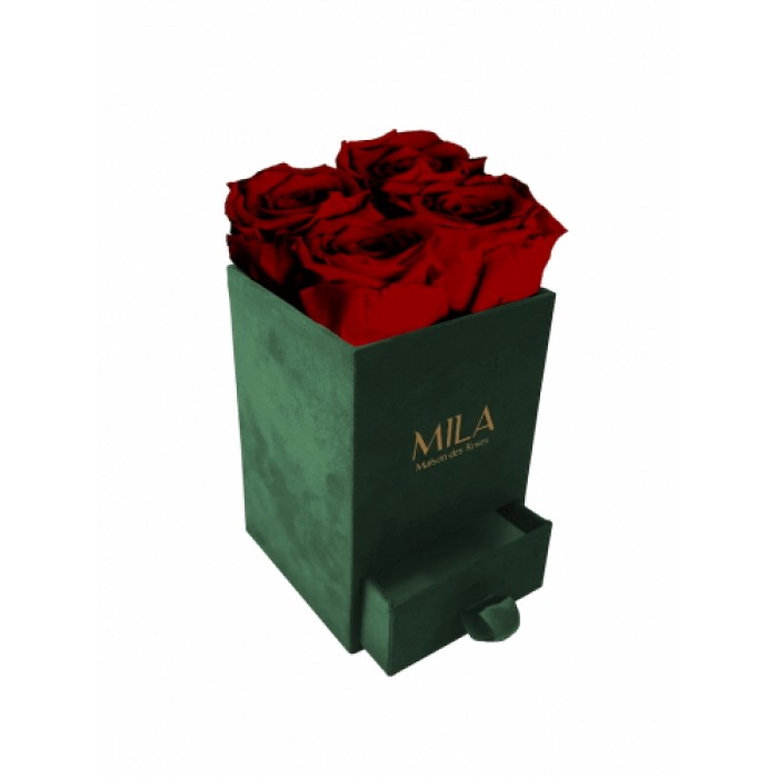 Mila Velvet Mini Emeraude Velvet Mini - Rubis Rouge