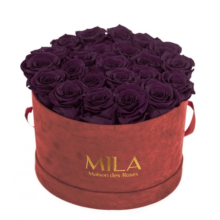 Mila Burgundy Velvet Large