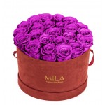  Mila-Roses-00924 Mila Burgundy Velvet Large - Violin