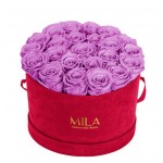  Mila-Roses-00925 Mila Burgundy Velvet Large - Mauve