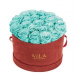  Mila-Roses-00928 Mila Burgundy Velvet Large - Aquamarine