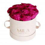  Mila-Roses-00970 Mila Velvet Small Nude Velvet Small - Fuchsia