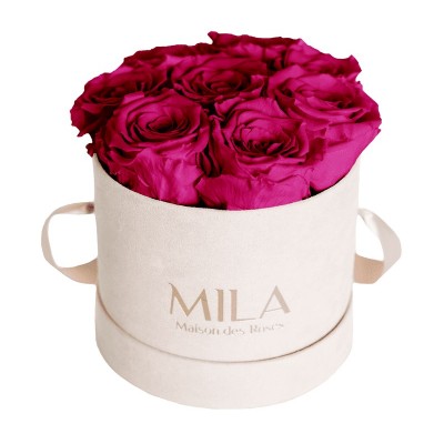 Produit Mila-Roses-00970 Mila Velvet Small Nude Velvet Small - Fuchsia