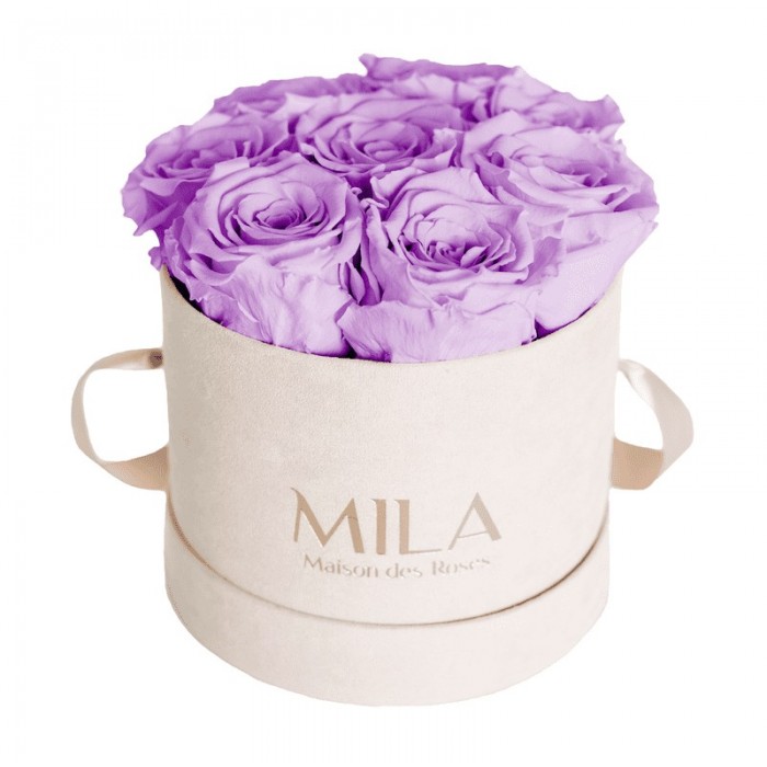 Mila Velvet Small Nude Velvet Small - Lavender