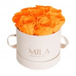  Mila-Roses-00983 Mila Velvet Small Nude Velvet Small - Orange Bloom