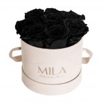  Mila-Roses-00989 Mila Velvet Small Nude Velvet Small - Black Velvet