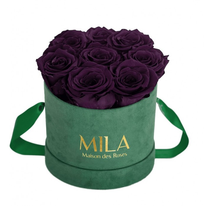 Mila Velvet Small Emeraude Velvet Small - Velvet purple