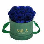  Mila-Roses-01023 Mila Velvet Small Emeraude Velvet Small - Royal blue