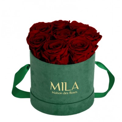 Produit Mila-Roses-01032 Mila Velvet Small Emeraude Velvet Small - Rubis Rouge