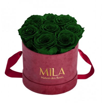 Produit Mila-Roses-01065 Mila Velvet Small Burgundy Velvet Small - Emeraude
