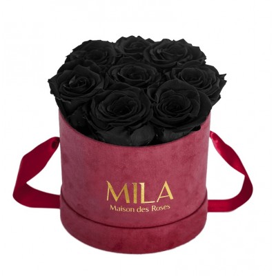 Produit Mila-Roses-01085 Mila Velvet Small Burgundy Velvet Small - Black Velvet