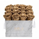  Mila-Roses-01101 Mila Medium Marble Marble - Metallic Gold