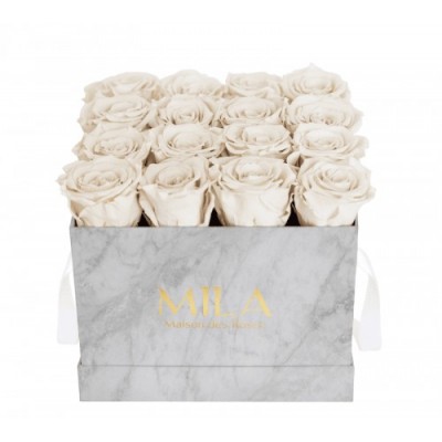 Produit Mila-Roses-01110 Mila Medium Marble Marble - White Cream