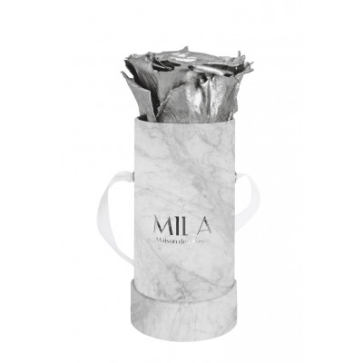 Produit Mila-Roses-01148 Mila Baby Marble Marble - Metallic Silver