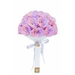  Mila-Roses-01159 Mila Large Bridal Bouquet - Vintage rose